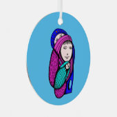 Ornament Christmas Aus Metall (Vorderseite Rechts)