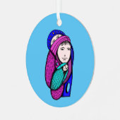 Ornament Christmas Aus Metall (Vorderseite links)