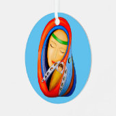 Ornament Christmas Aus Metall (Vorderseite links)