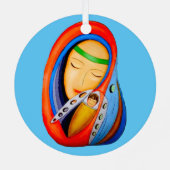 Ornament Christmas Aus Metall (Rückseite)