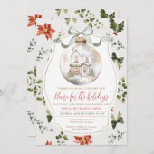 Ornament Christmas Housewarming Party New Home Einladung (Vorne/Hinten)