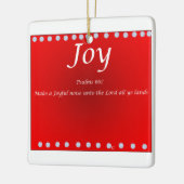 ornament Christmas -Joy (Links)
