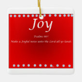 ornament Christmas -Joy (Vorderseite)