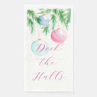 Ornament Christmas Napkins Serviette