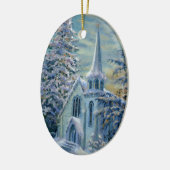 Ornament "Church in the Snow" (Links)