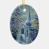Ornament "Church in the Snow" (Hinten)