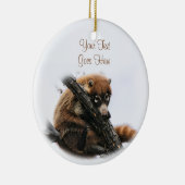 Ornament: Coatimundi #5 (Kreis) Keramikornament (Rechts)