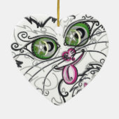 Ornament Cool Cat Face Scroll (Hinten)