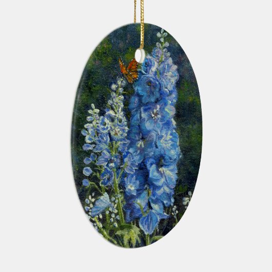 Ornament "Delphiniums" (Rechts)