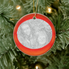 Ornament - Den roten Ball personalisieren (hinten)
