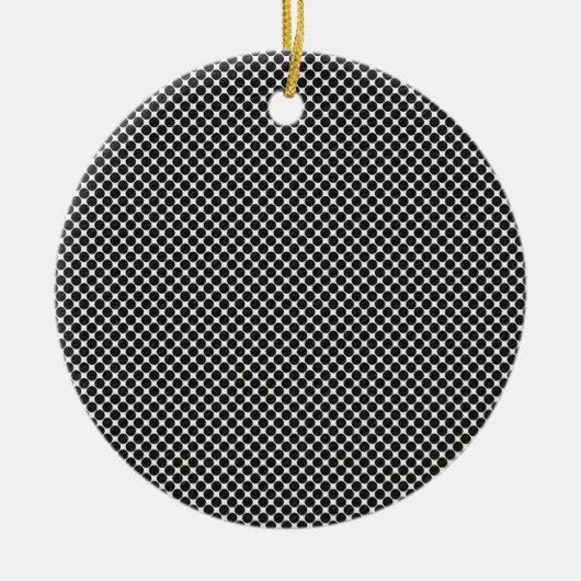 Ornament der abstrakten optischen Punkte (Vorne)