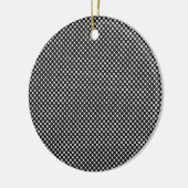 Ornament der abstrakten optischen Punkte (Links)