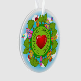 Ornament der Gastgeberin und Hostess