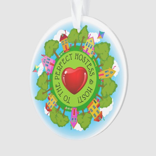 Ornament der Gastgeberin und Hostess (Vorderseite)