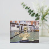 Ornament der Gondel von Venedig Postkarte (Stehend Vorderseite)
