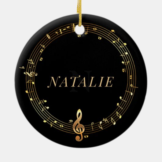 Ornament der Keramik Circular Music Scale (Hinten)