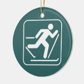 Ornament des Langlaufskizzes (Links)