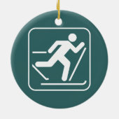 Ornament des Langlaufskizzes (Hinten)