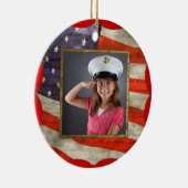 Ornament des militärischen Fotos (Rechts)