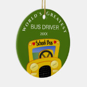 Ornament des personalisierten Busfahrers (Rechts)