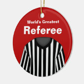 Ornament des personalisierten Roten Schiedsrichter (Links)