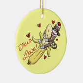 Ornament des Sock Monkey Valentine Door Hanger (Rechts)
