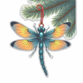 Ornament-Dragonfly Aufkleber (Vorderseite)