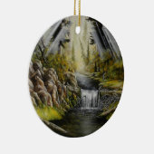Ornament Elche, Sonnenstrahlen und trickling Bach  (Rechts)