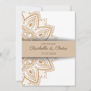 Ornament elegante Hochzeitseinladung Einladung