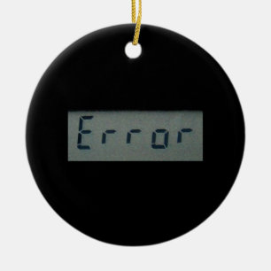 Ornament elektronischer Fehlermeldungen