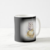 Ornament Eule Weihnachten Kaffeetasse (VorderseiteRechts)