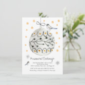 Ornament Exchange Swap Christmas Holiday Party Einladung (Stehend Vorderseite)