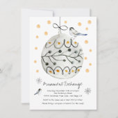 Ornament Exchange Swap Christmas Holiday Party Einladung (Vorderseite)