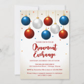 Ornament Exchange Weihnachtsgebäck Party Einladung (Vorderseite)