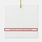 Ornament: Family Christmas Shopping Weekend  Keramikornament (Rückseite)