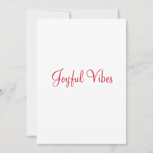 Ornament Feiertagskarte (Vorderseite)