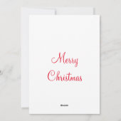 Ornament Feiertagskarte (Rückseite)