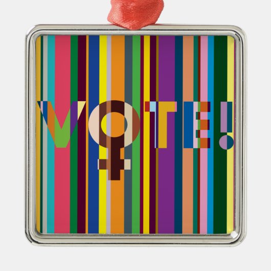 Ornament - "Frauen entscheiden (Abstimmung!)" (Vorne)