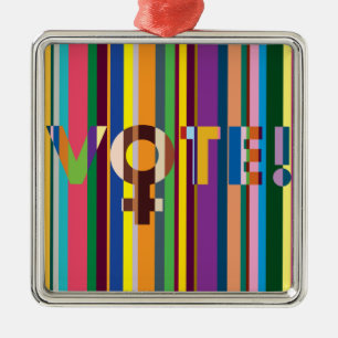 Ornament - "Frauen entscheiden (Abstimmung!)" Aus Metall