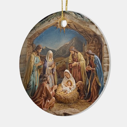 Ornament Friedliche Krippe (Links)