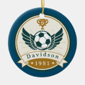 Ornament - Fußball - Personalisiert - Name hinzufü (Vorne)