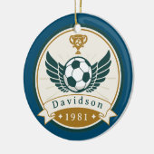 Ornament - Fußball - Personalisiert - Name hinzufü (Links)