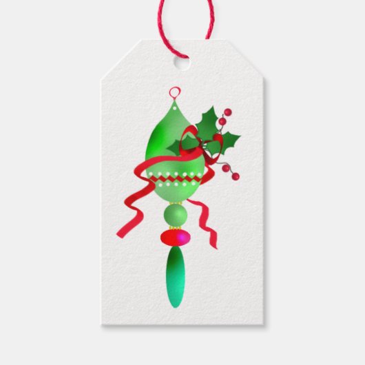 Ornament-Geschenk-Tag Geschenkanhänger (Vorderseite)