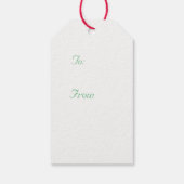Ornament-Geschenk-Tag Geschenkanhänger (Rückseite)