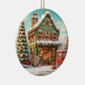 Ornament Gingerbread Candy Hütte (Rechts)