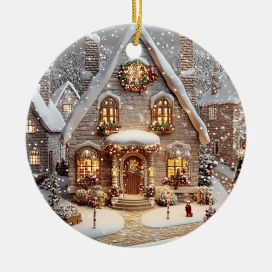 Ornament Gingerbread Candy Hütte (Vorne)