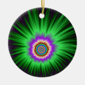 Ornament Green Star Burst (Vorne)