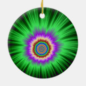 Ornament Green Star Burst (Hinten)