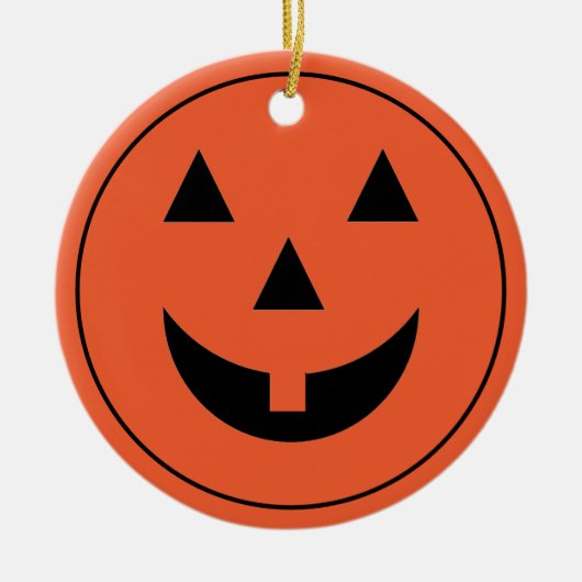 Ornament Halloween Pumpkin-Gesicht (Vorne)