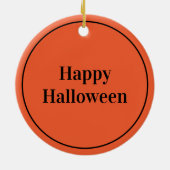 Ornament Halloween Pumpkin-Gesicht (Hinten)